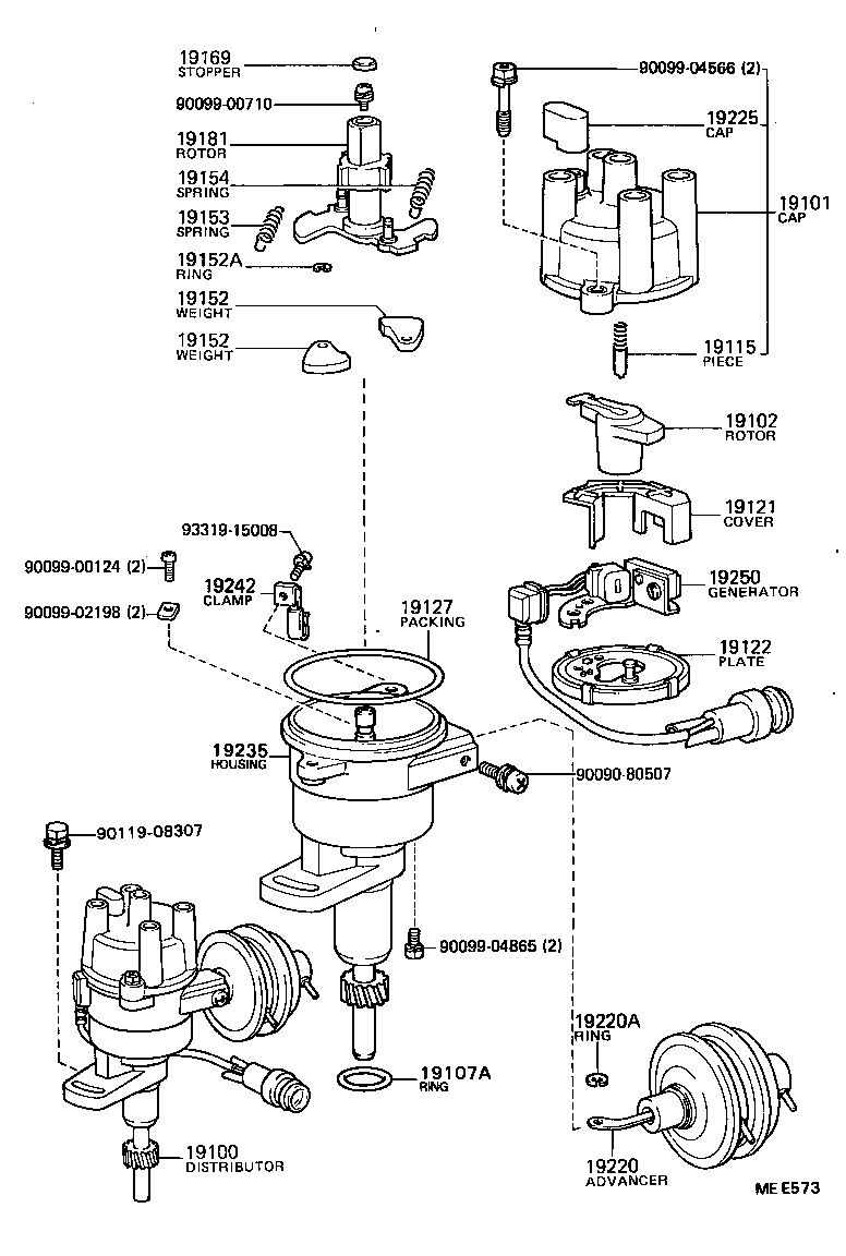  CELICA |  DISTRIBUTOR