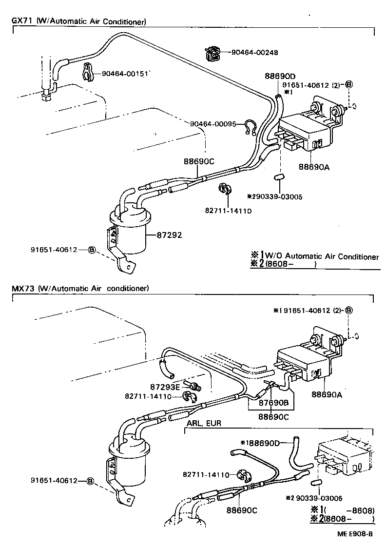  CRESSIDA |  HEATING AIR CONDITIONING VACUUM PIPING