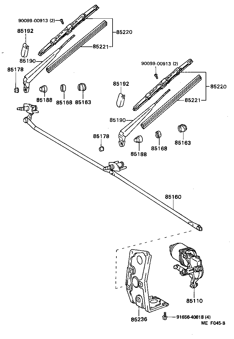  DYNA |  WINDSHIELD WIPER