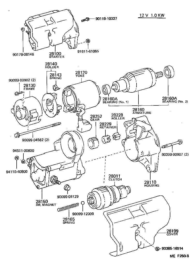  MR2 |  STARTER