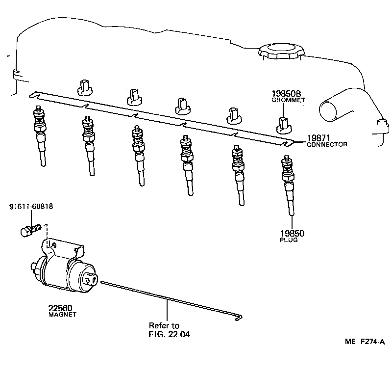  LAND CRUISER 40 |  IGNITION COIL SPARK PLUG