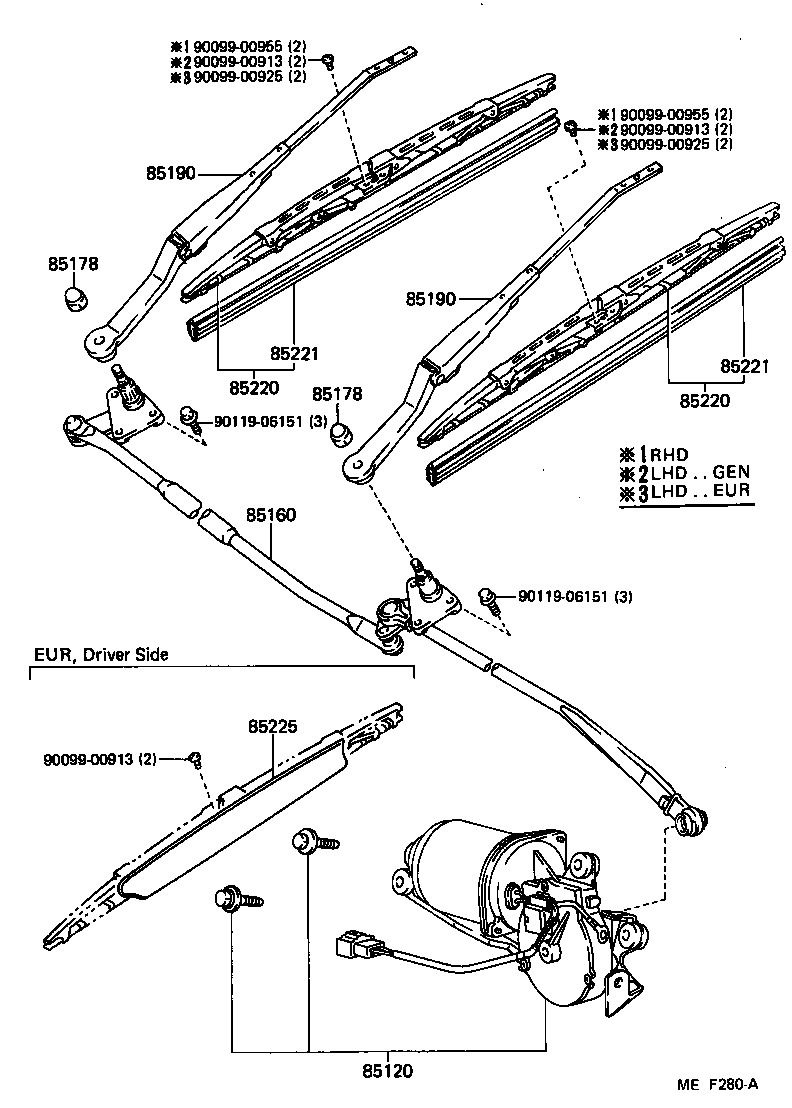  MR2 |  WINDSHIELD WIPER