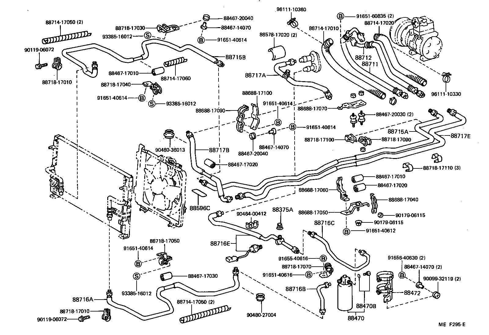  MR2 |  HEATING AIR CONDITIONING COOLER PIPING