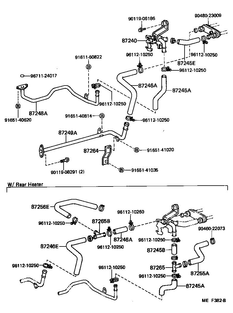  LAND CRUISER 70 |  HEATING AIR CONDITIONING WATER PIPING