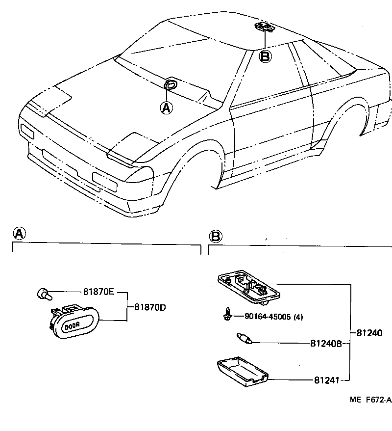  MR2 |  INTERIOR LAMP