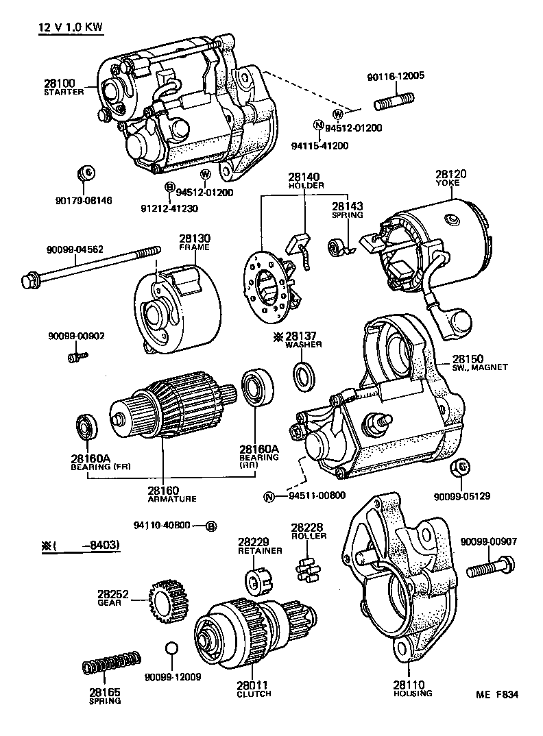  LAND CRUISER 40 |  STARTER