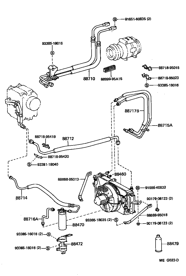 DYNA 150 |  HEATING AIR CONDITIONING COOLER PIPING