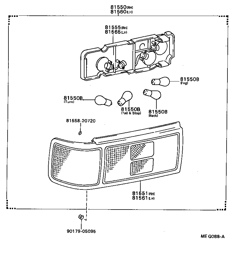  CELICA |  REAR COMBINATION LAMP