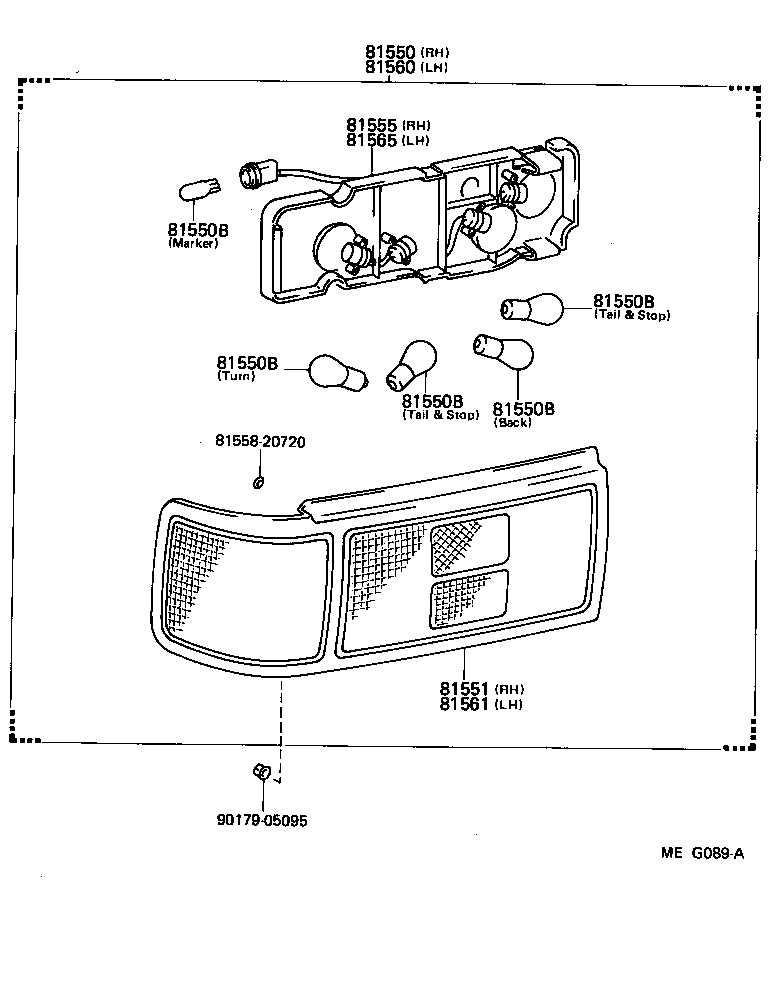  CELICA |  REAR COMBINATION LAMP