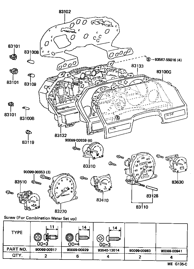  CELICA |  METER