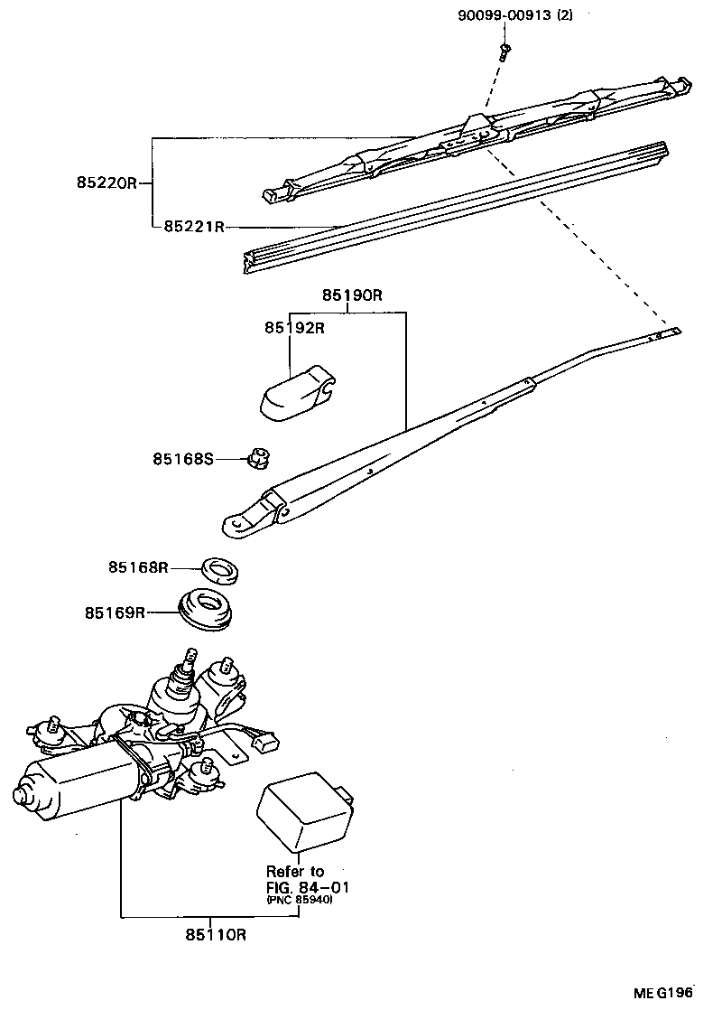  CELICA |  REAR WIPER