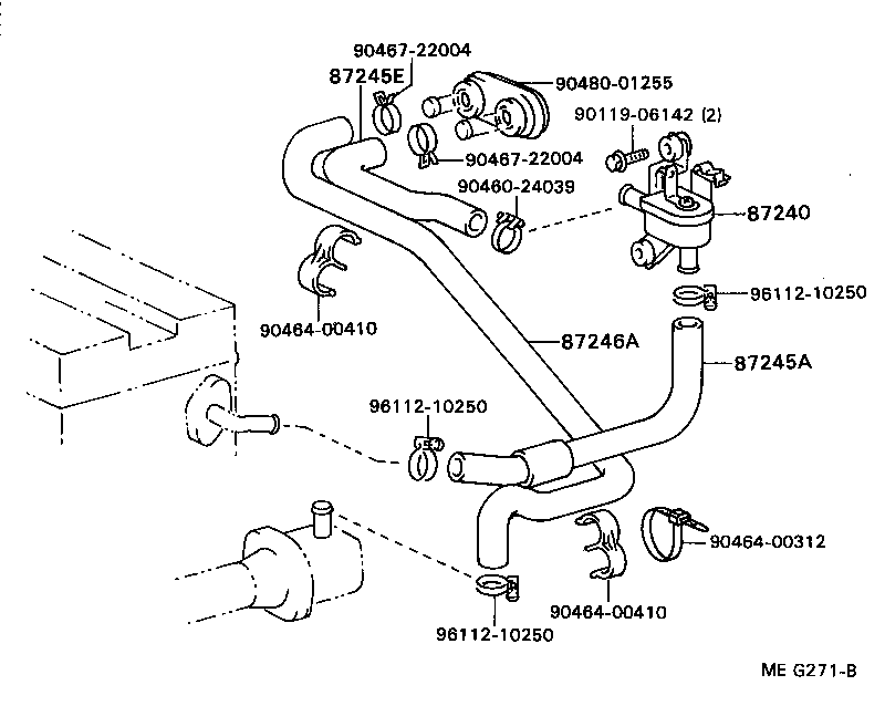  CELICA |  HEATING AIR CONDITIONING WATER PIPING