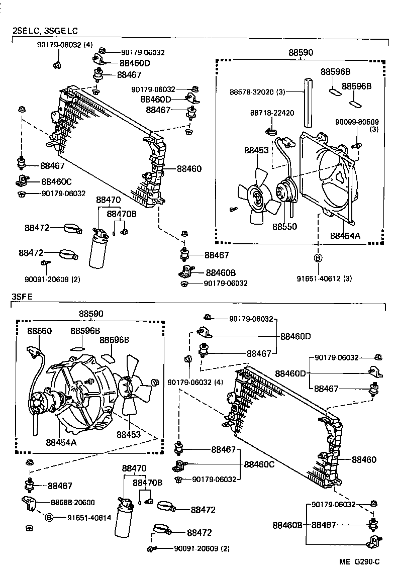  CELICA |  HEATING AIR CONDITIONING COOLER PIPING