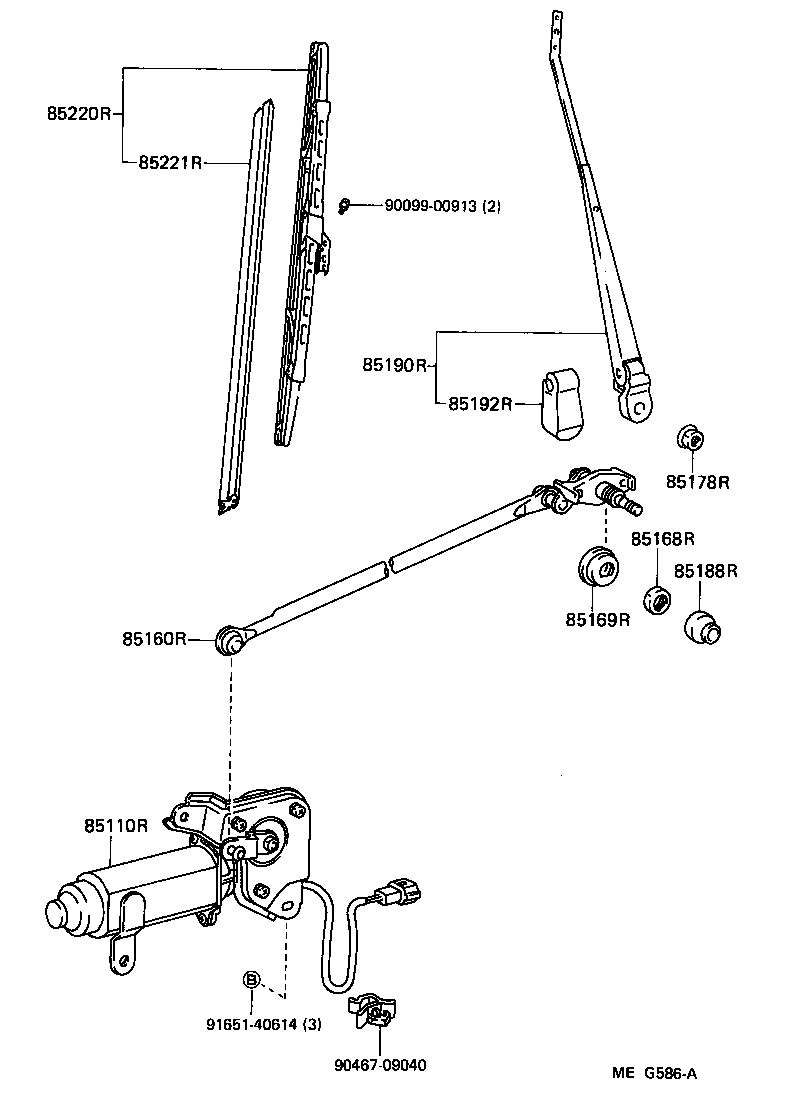  LITEACE VAN WAGON |  REAR WIPER