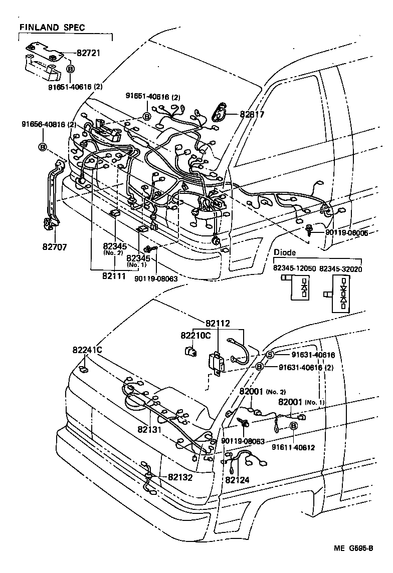  LITEACE VAN WAGON |  WIRING CLAMP