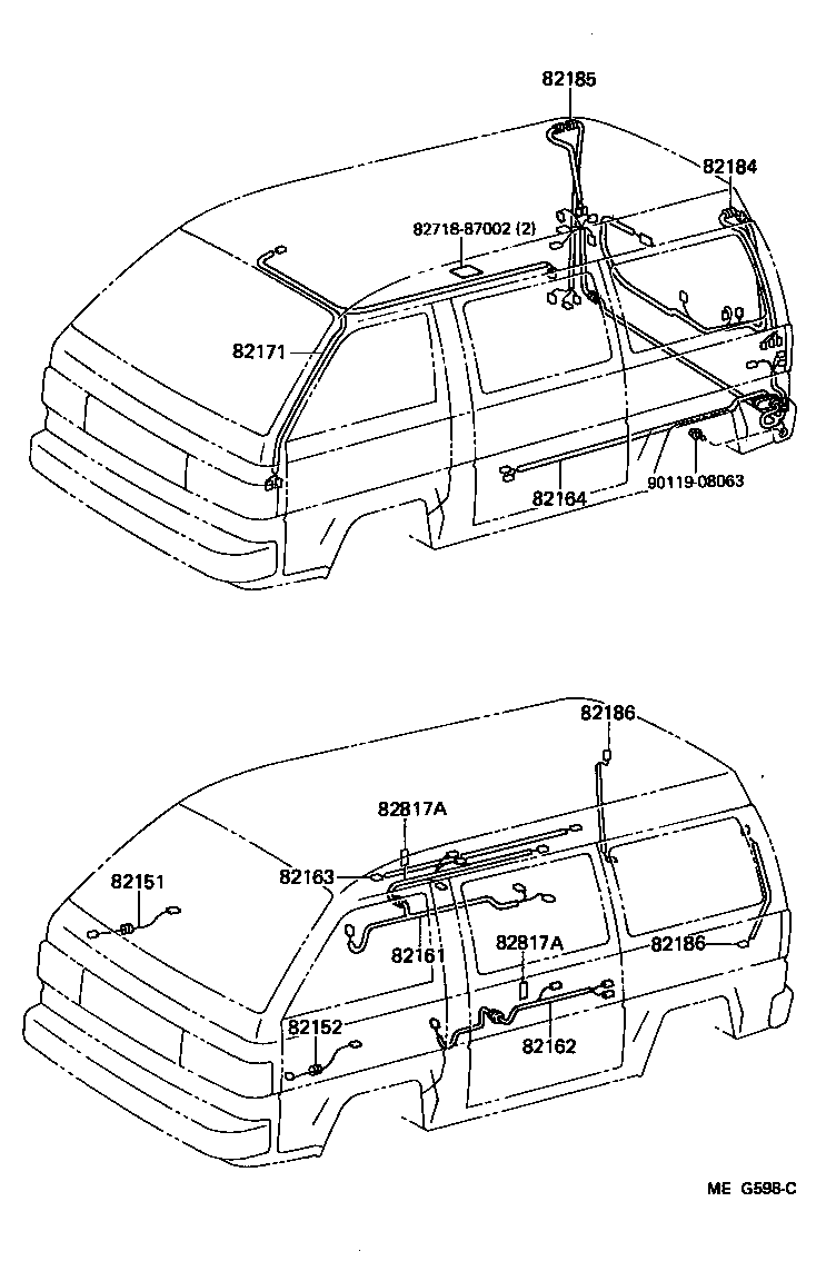  LITEACE VAN WAGON |  WIRING CLAMP