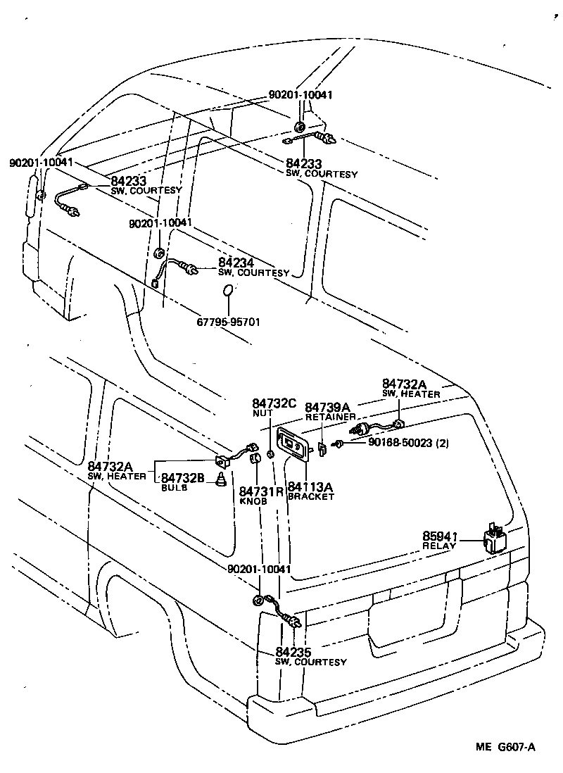  LITEACE VAN WAGON |  SWITCH RELAY COMPUTER