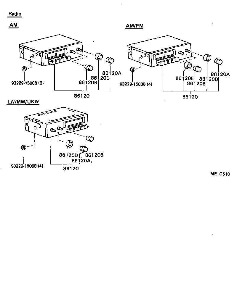  LITEACE VAN WAGON |  RADIO RECEIVER AMPLIFIER CONDENSER