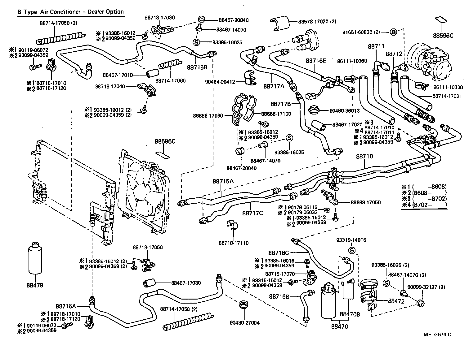  MR2 |  HEATING AIR CONDITIONING COOLER PIPING