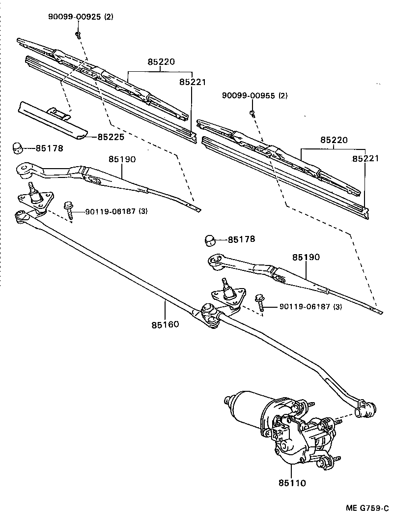  CELICA |  WINDSHIELD WIPER