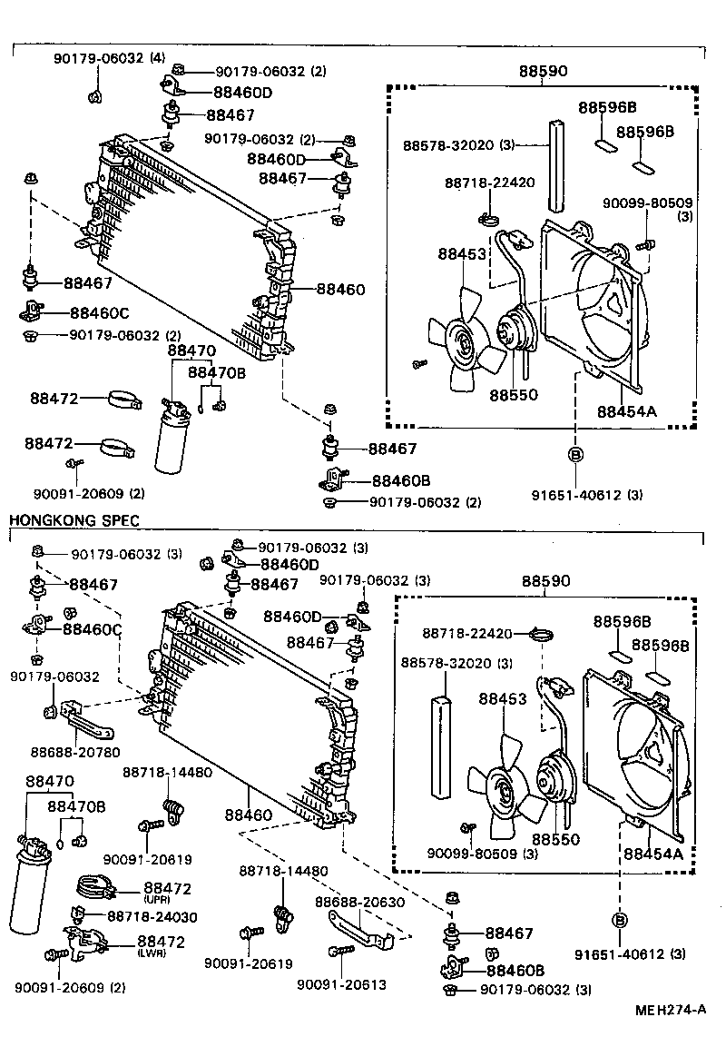  CELICA |  HEATING AIR CONDITIONING COOLER PIPING