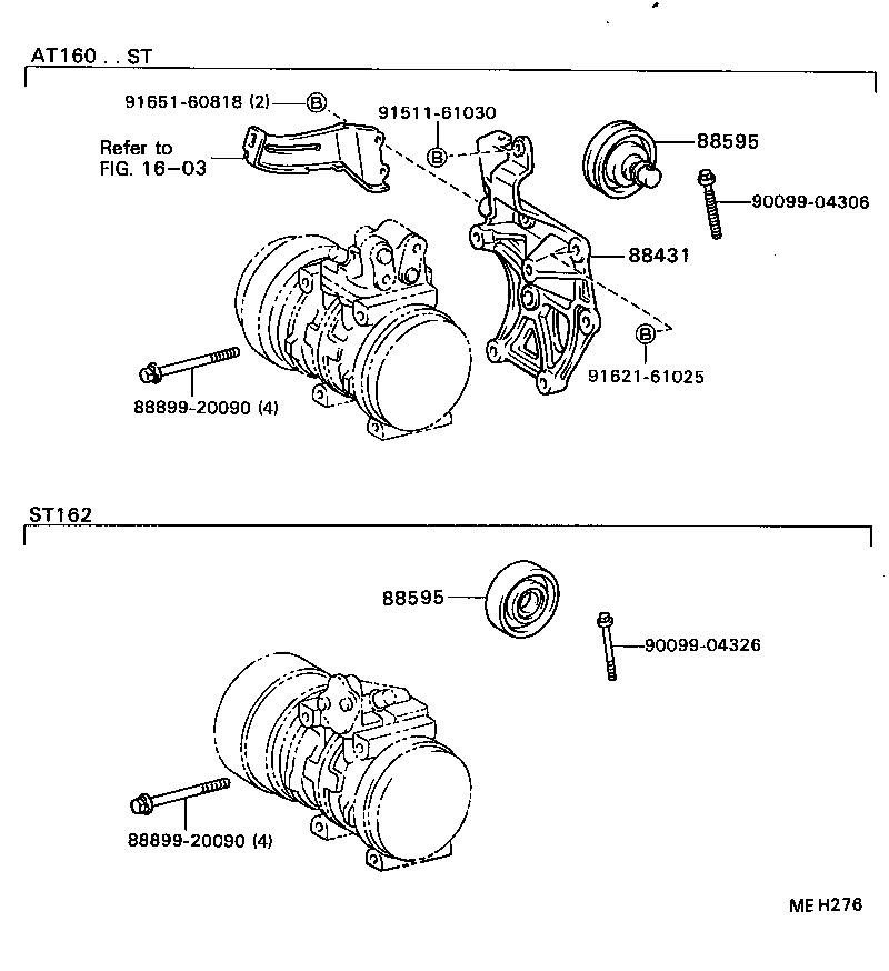  CELICA |  HEATING AIR CONDITIONING COMPRESSOR