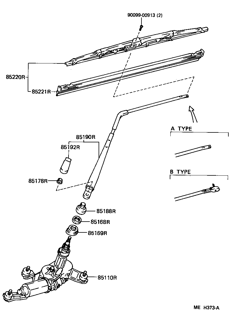  TERCEL |  REAR WIPER