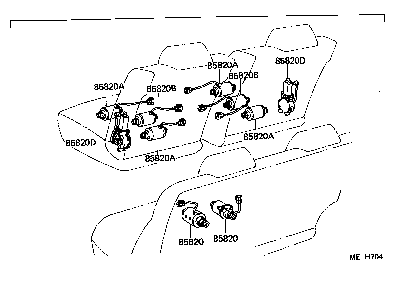  CROWN |  SEAT MOTOR SEAT HEATER
