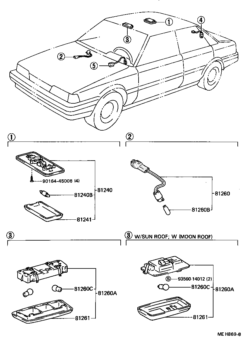  CAMRY |  INTERIOR LAMP