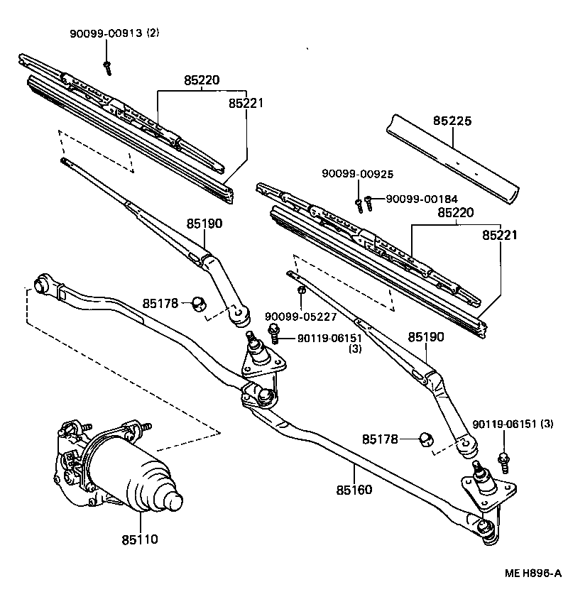  CAMRY |  WINDSHIELD WIPER