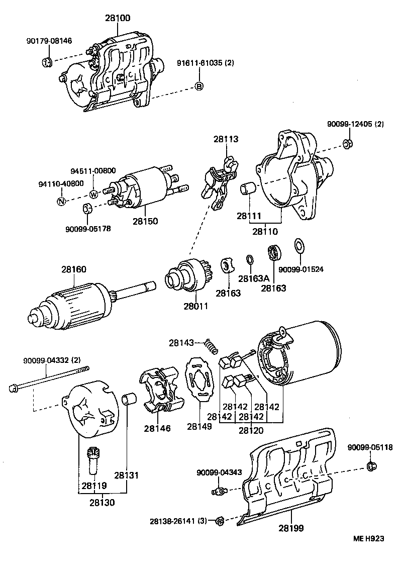  TOYOTA1000 |  STARTER