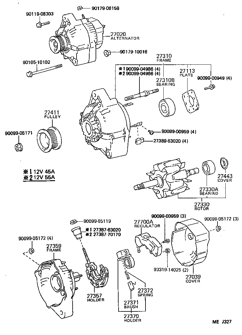  STARLET |  ALTERNATOR