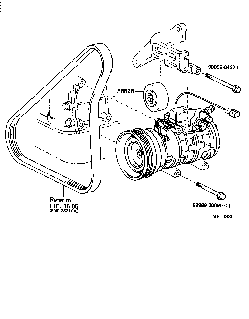  CELICA |  HEATING AIR CONDITIONING COMPRESSOR