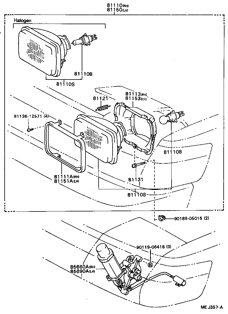  CELICA |  HEADLAMP