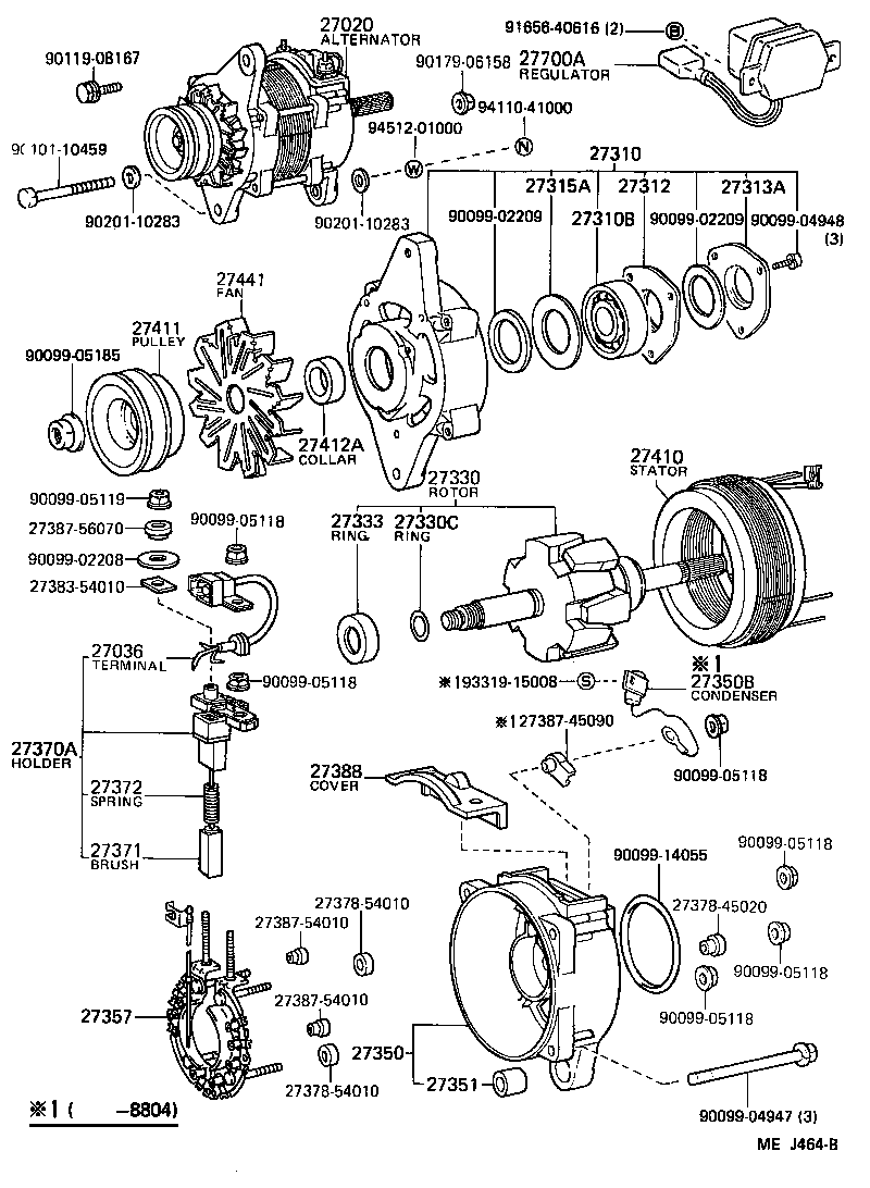  LAND CRUISER 60 62 |  ALTERNATOR