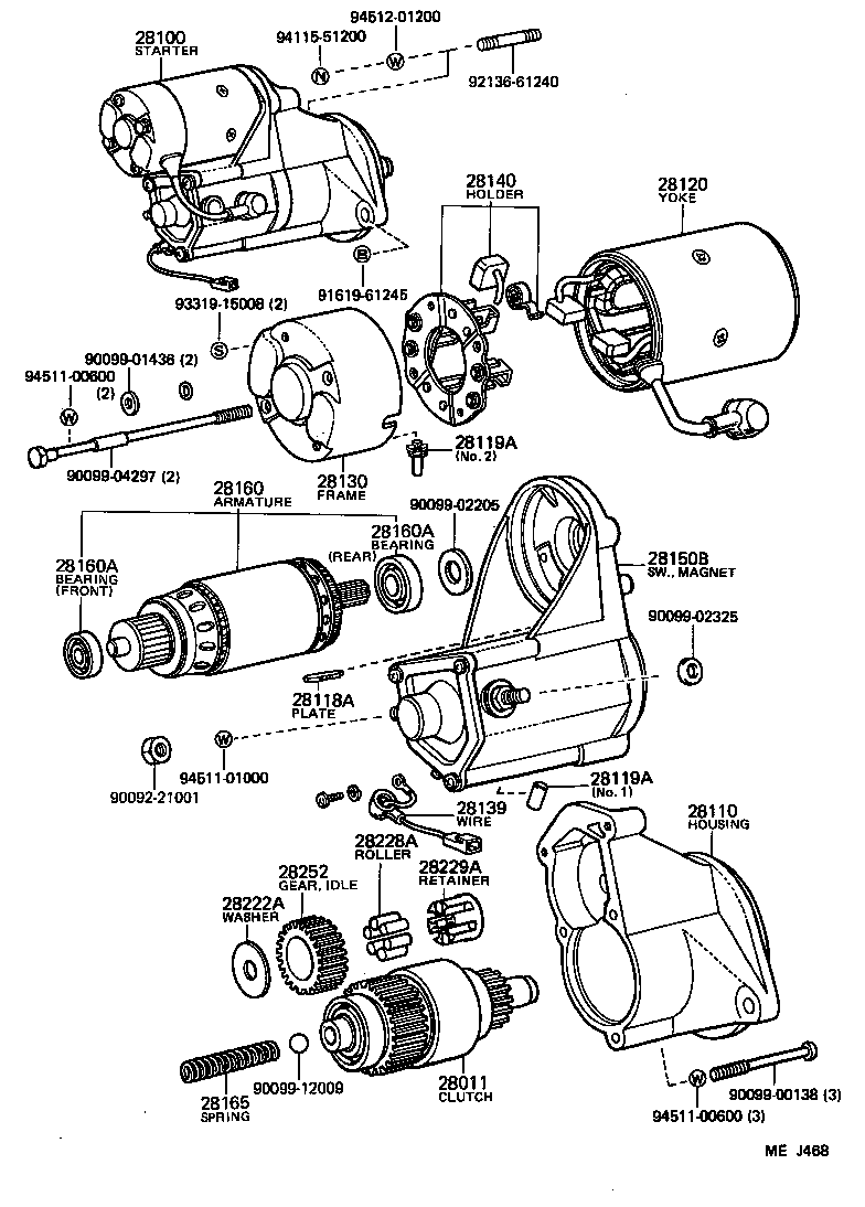  LAND CRUISER 60 62 |  STARTER