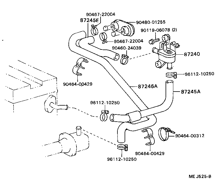  CELICA |  HEATING AIR CONDITIONING WATER PIPING
