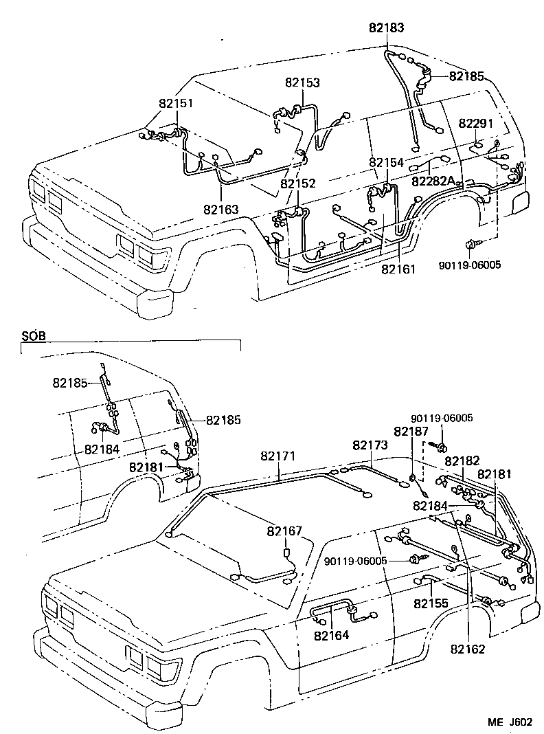  LAND CRUISER 60 62 |  WIRING CLAMP