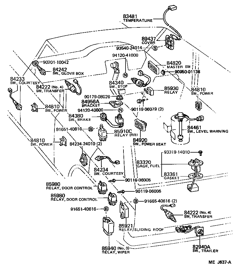  LAND CRUISER 60 62 |  SWITCH RELAY COMPUTER