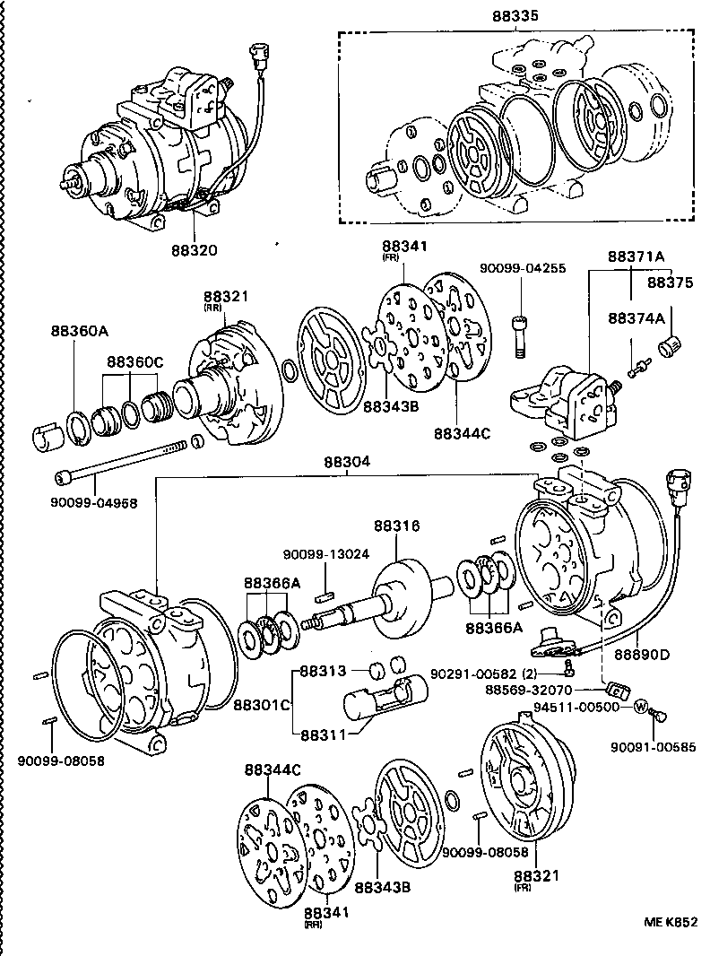  CELICA |  HEATING AIR CONDITIONING COMPRESSOR