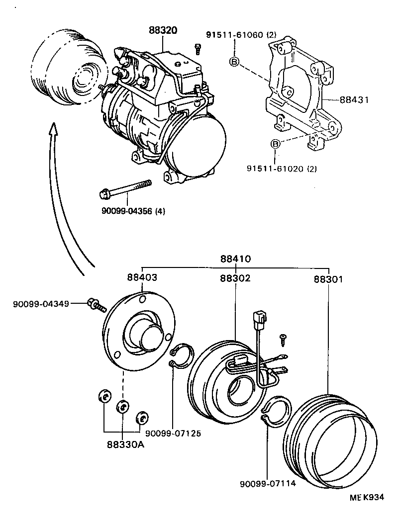  CAMRY |  HEATING AIR CONDITIONING COMPRESSOR