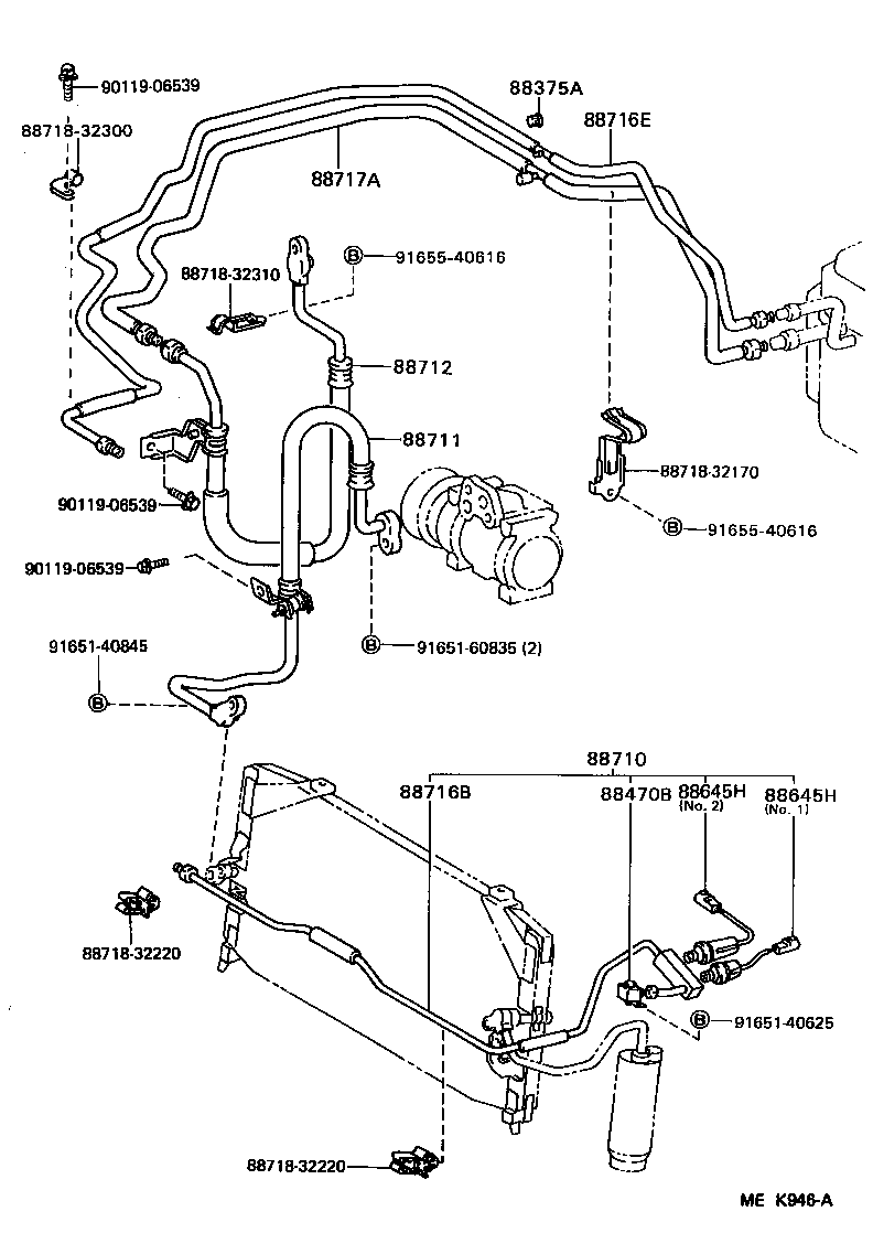  CAMRY JPP |  HEATING AIR CONDITIONING COOLER PIPING