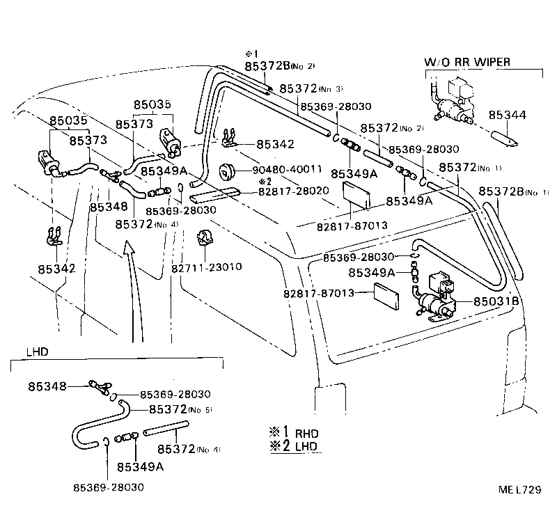  MODEL F |  WINDSHIELD WASHER