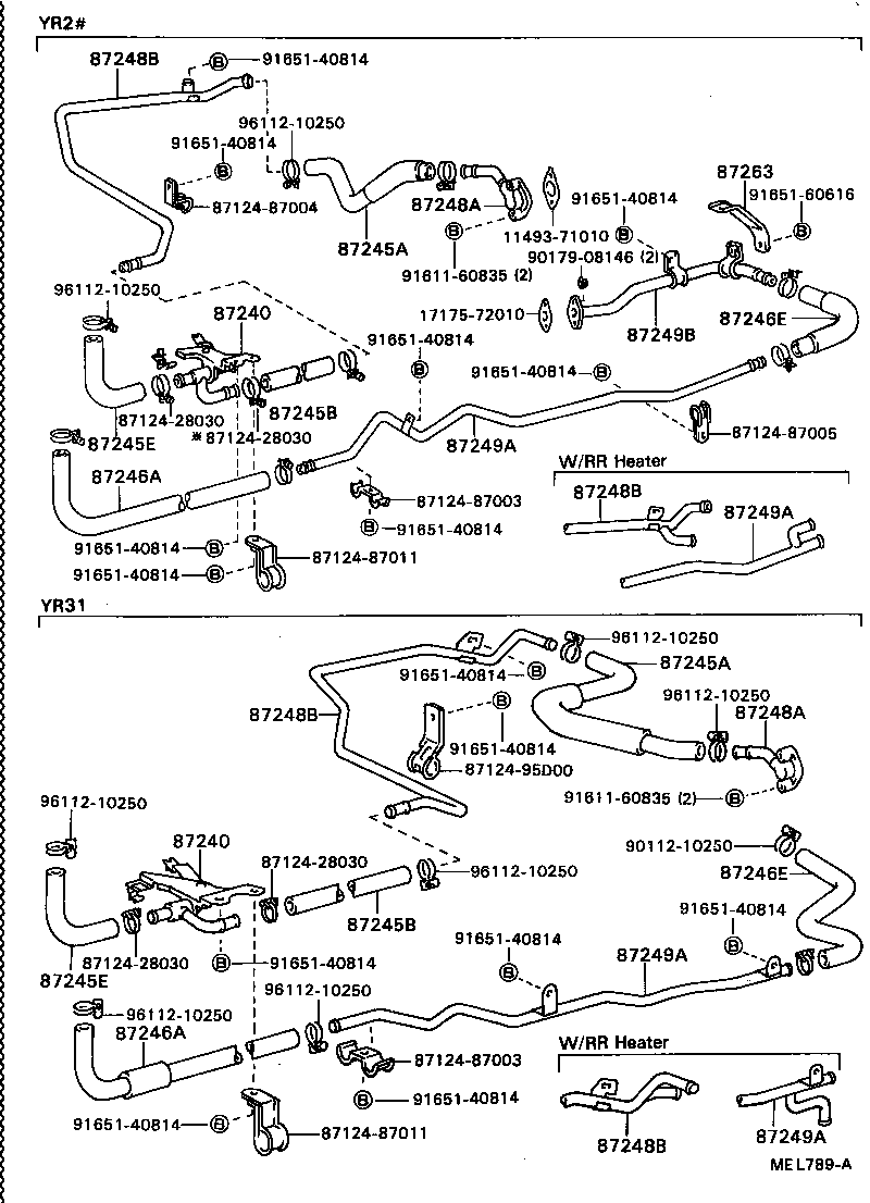 MODEL F |  HEATING AIR CONDITIONING WATER PIPING