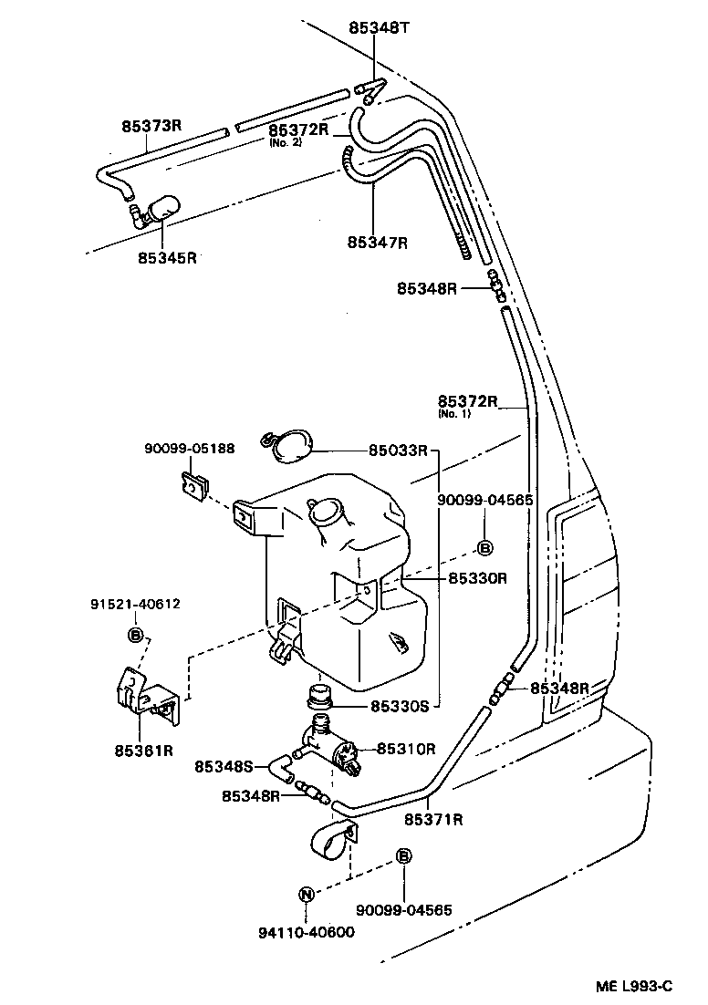  CRESSIDA WAGON |  REAR WASHER