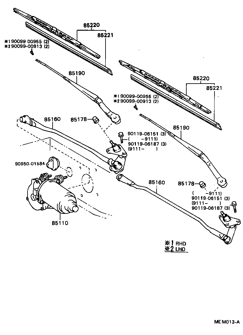  CRESSIDA WAGON |  WINDSHIELD WIPER