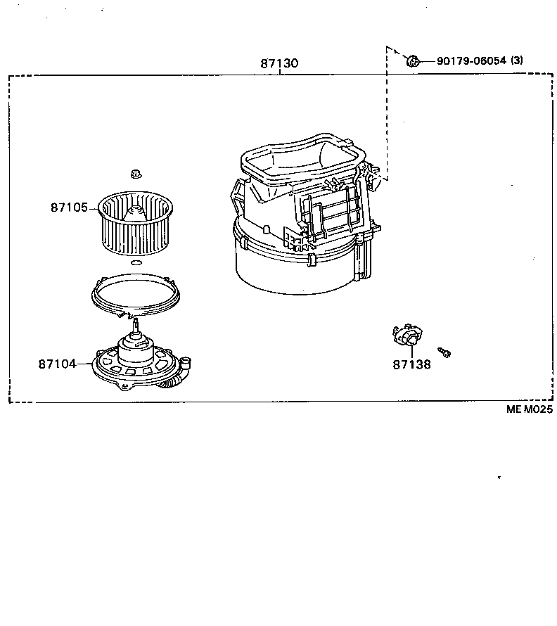  CRESSIDA WAGON |  HEATING AIR CONDITIONING HEATER UNIT BLOWER