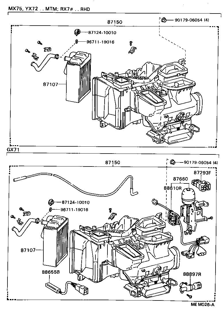  CRESSIDA WAGON |  HEATING AIR CONDITIONING HEATER UNIT BLOWER