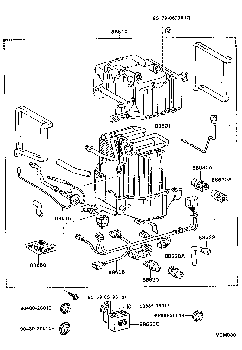  CRESSIDA WAGON |  HEATING AIR CONDITIONING COOLER UNIT