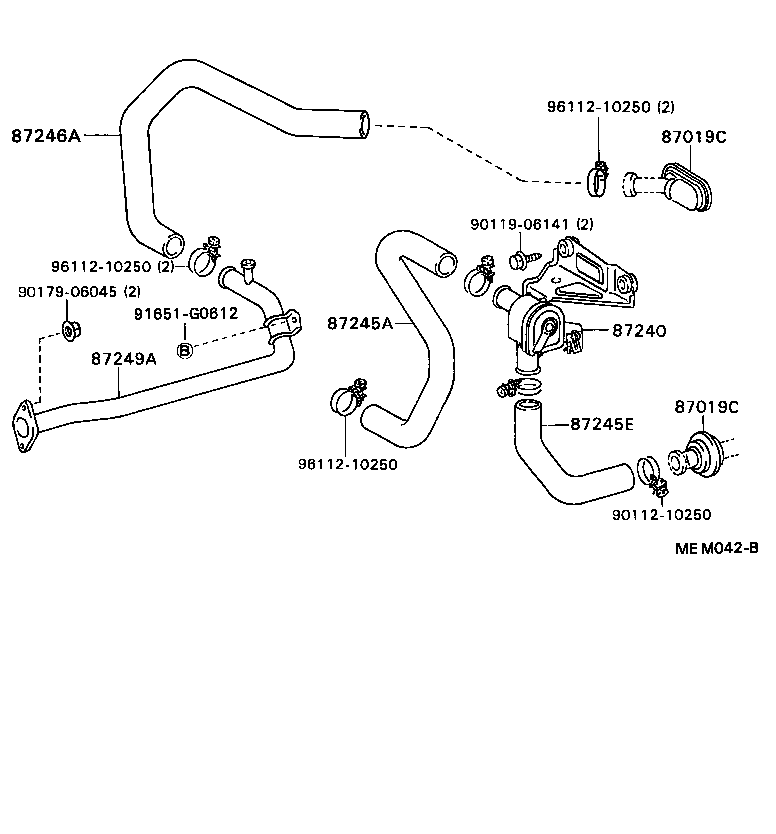  CRESSIDA WAGON |  HEATING AIR CONDITIONING WATER PIPING